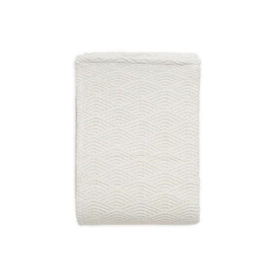 River Knit Couverture Blanc crème 75 x 100 cm de Jollein