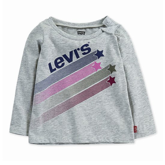 T-shirt manches longues Levi's Kids Hiver 2019 Gris 3 mois de Levi's Kids