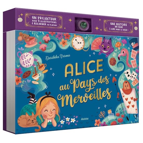 Livre projecteur Alice au Pays des Merveilles  de AUZOU