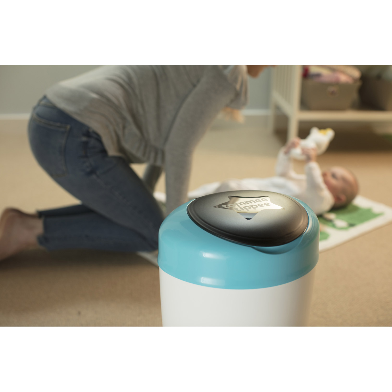 Poubelle à couches Simplee Rose de Tommee Tippee, Poubelles Aubert