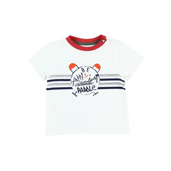 T-shirt collection Bord de mer été 2019 Garçon Blanc 6 mois de Noukies