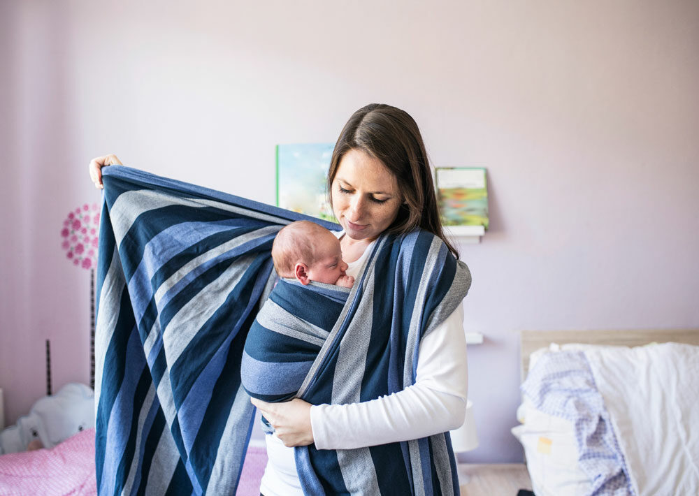 Écharpe de portage : les avantages de l'écharpe pour bébé