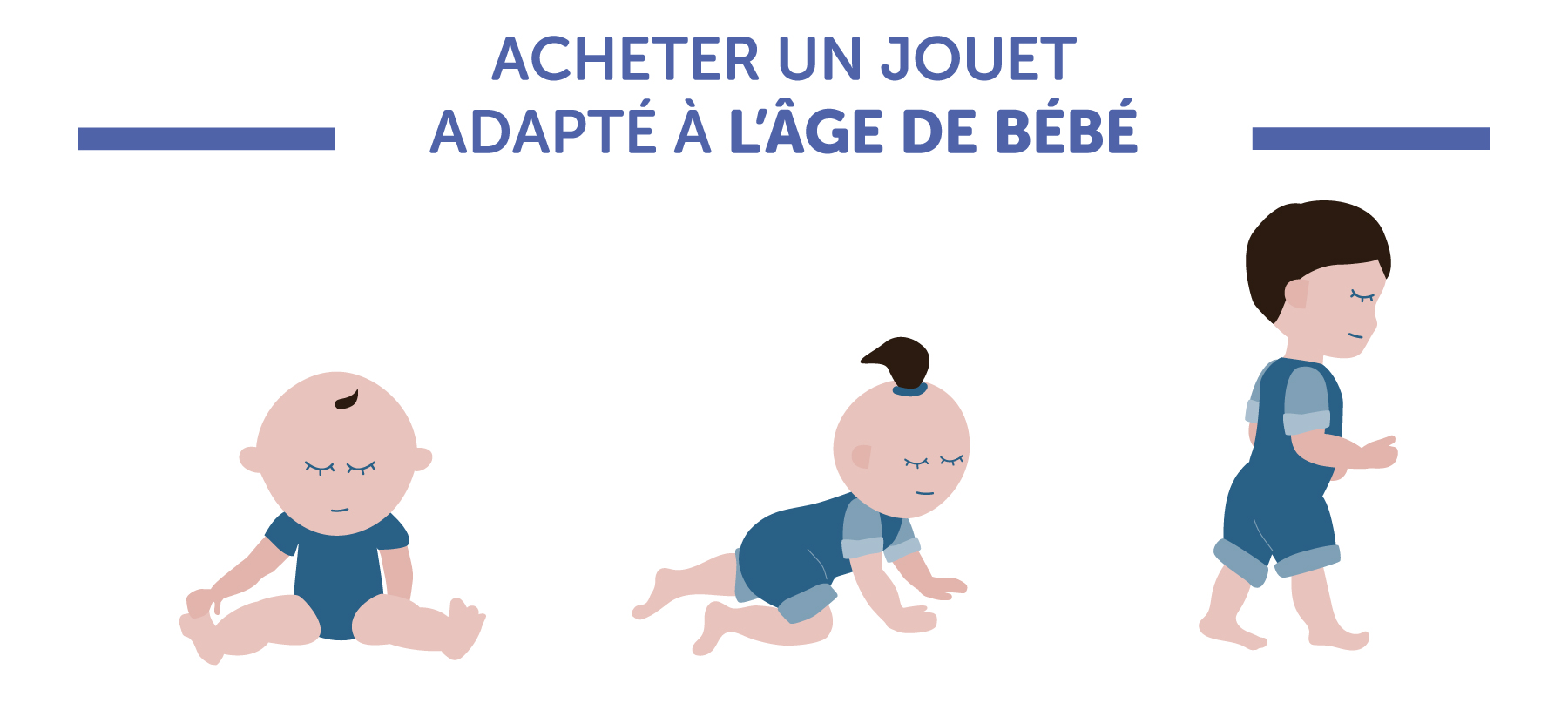 Choisir un jouet selon l'âge de bébé