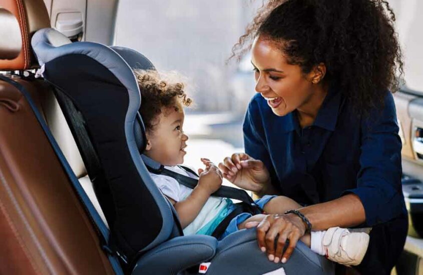 Bébé a le mal des transports