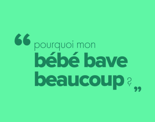 Bébé bave