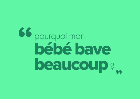 Bébé bave