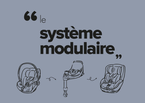 Découvrez le système modulaire pour le siège auto de bébé !