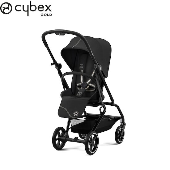 Poussette citadine compacte BEEZY Moon Black CYBEX - De la naissance a