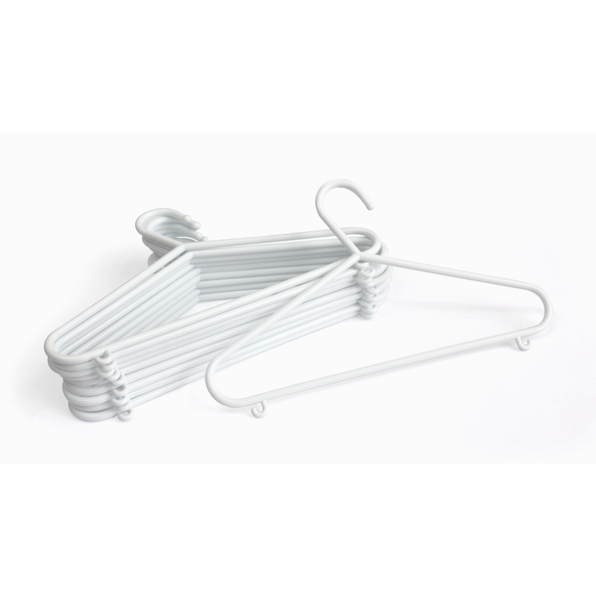 Lot De 10 Cintres Bebe Blanc De Aubert Concept Accessoires Armoires Aubert