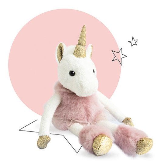 Licorne Glitter Rose Petit modèle de Histoire d'ours