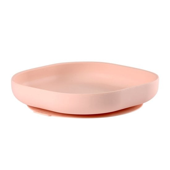 Assiette silicone ventouse  Light Pink  de Béaba