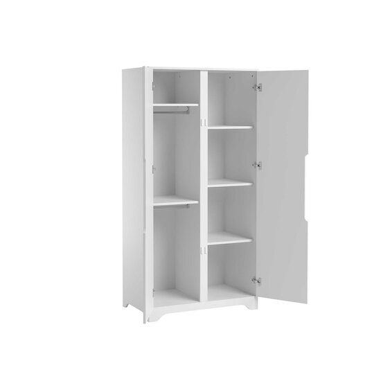 Ova Armoire 2 portes Blanc  de Vox