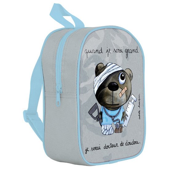 Sac dos Docteur doudou de Label Tour Sacs b b Aubert