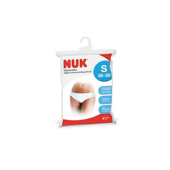 4 slips jetables Blanc  de Nuk