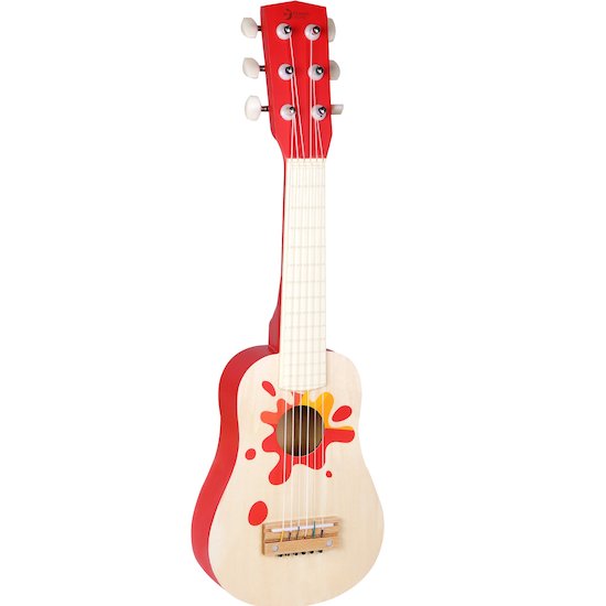 Guitare Star Beige/Rouge  de Classic World