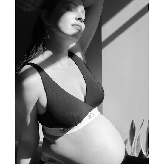 Brassière de maternité et d'allaitement Life Noir  de Cache Coeur