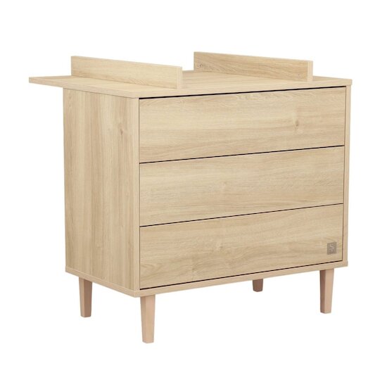 Paloma Dispositif à langer 15 kg intégral - pour commode 3 tiroirs Bois chêne sépia  de Sauthon Baby's Sweet Home Paloma Dispositif à langer 15 kg intégral - pour commode 3 tiroirs Bois chêne sépia  de Sauthon Baby's Sweet Home