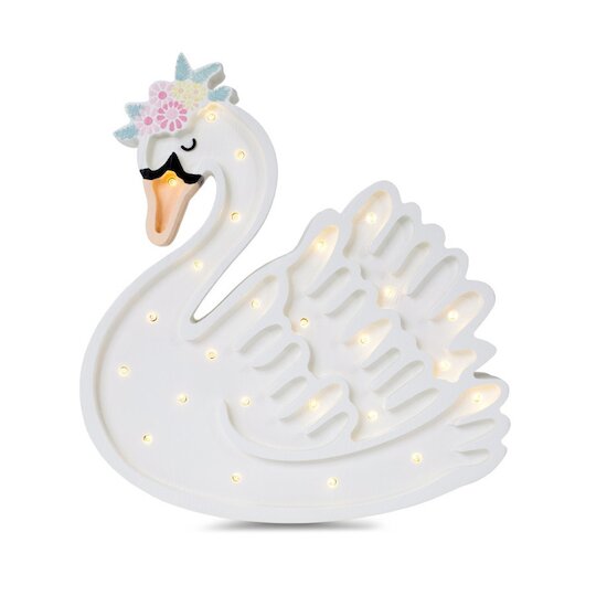 Lampe Veilleuse en bois Cygne  de Little Lights
