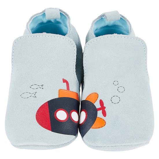 Chaussons cuir sous-marin