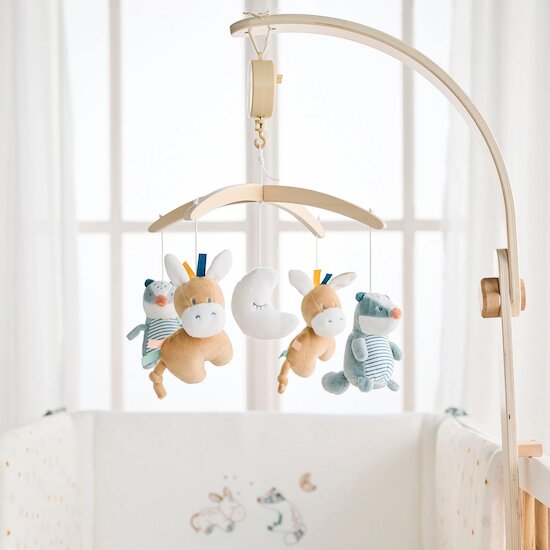 Félix et Léo Mobile en bois Beige Chaud Foncé  de Nattou