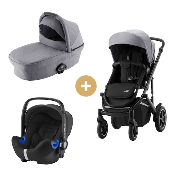 Pack poussette Smile III + Baby-Safe + nacelle   de Britax