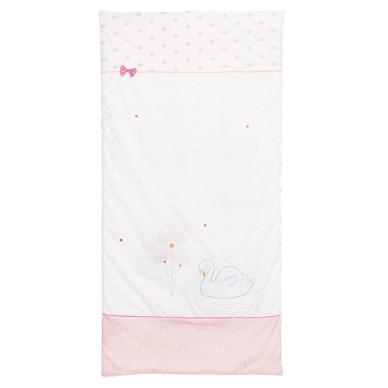 Baby Swan édredon Rose 70 x 140 cm de Sauthon Baby's Sweet Home