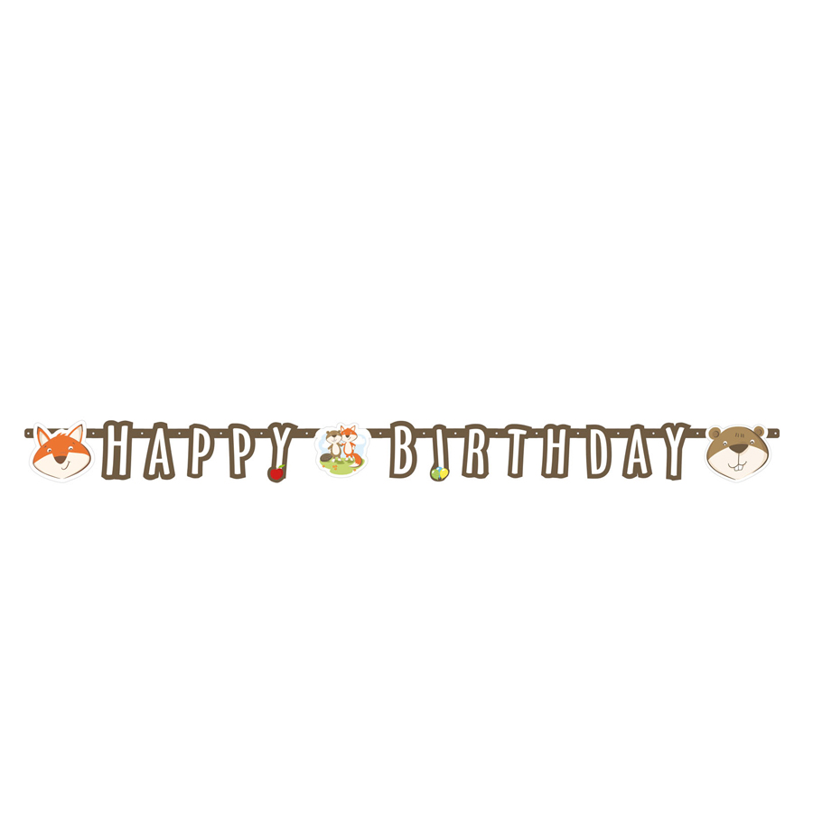 Guirlande Anniversaire Renard Et Marmotte De Amscan Amscan Aubert Guirlande Anniversaire Renard Et Marmotte De Amscan Amscan Aubert