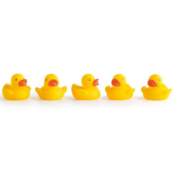 Lot de 5 canards de bain