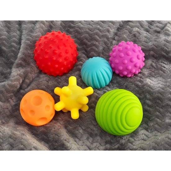 Lot de 6 Balles Sensorielles pour Bébé – Pour Les Petits