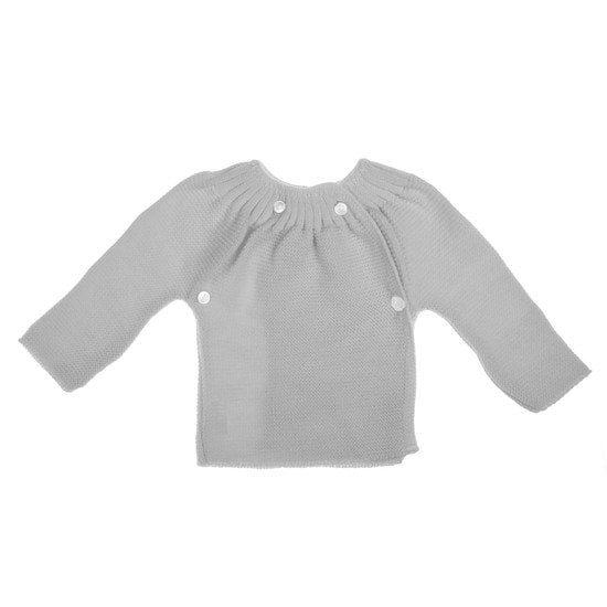 Brassière tricot Gris 0 mois de P'tit bisou