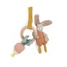 Trois petits lapins Hochet anneau bois