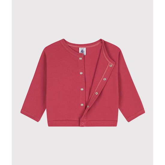 Cardigan bébé en coton manches chauve-souris Rose Papi 12 mois de Petit Bateau Cardigan bébé en coton manches chauve-souris Rose Papi 12 mois de Petit Bateau