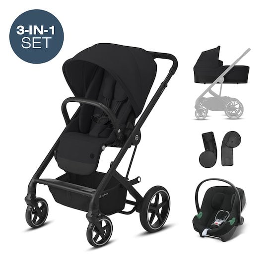 Poussette Trio Balios S Lux Deep Black  de CYBEX