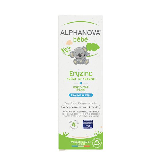 Crème pour le change Eryzinc  75 ml de Alphanova bébé