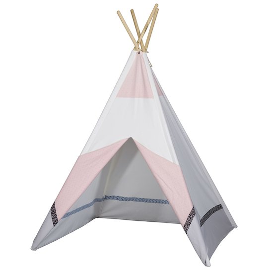 Miss Fleur de Lune Tipi Rose  de Sauthon Baby's Sweet Home Miss Fleur de Lune Tipi Rose  de Sauthon Baby's Sweet Home
