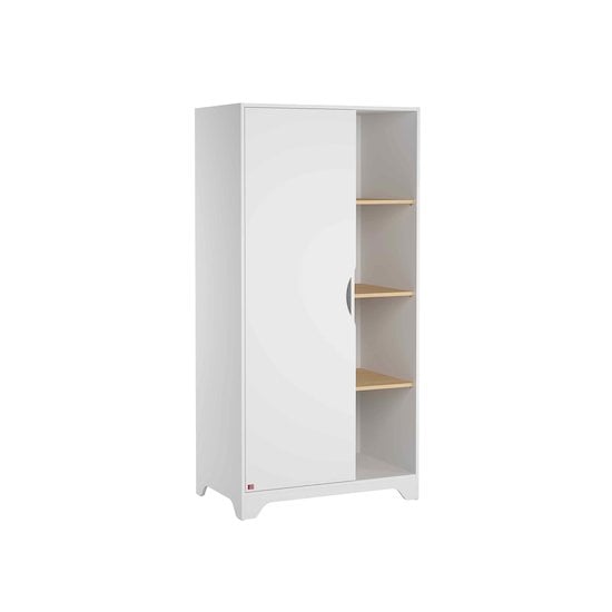 Leaf Armoire porte + étagères Blanc  de Vox