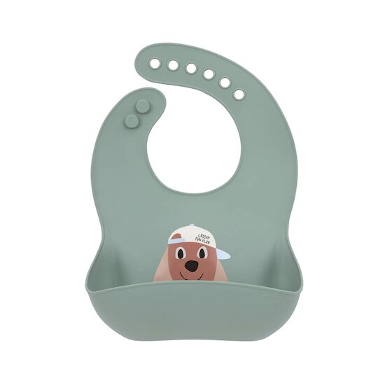 Tiny Team Bavoir Silicone Chien  de Lässig