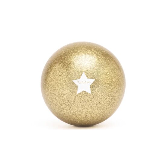 Ballon Mouton Pailleté Or 10 cm de Ratatam
