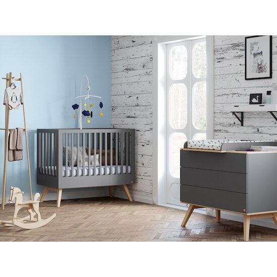 Chambre Nature : Lit 60x120 + commode   de Vox