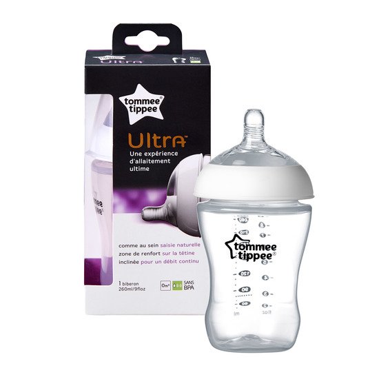 Biberon Ultra Transparent 260 ml de Tommee Tippee