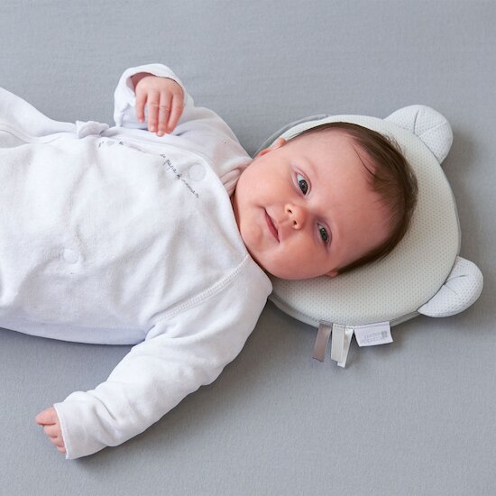 Coussin cale tête P'tit Panda Air+ Gris  de Candide