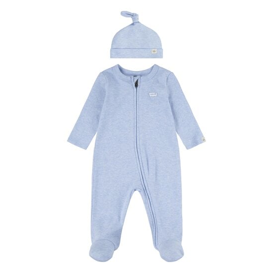 Ensemble Combinaison + Bonnet Bleu clair  de Levi's Kids