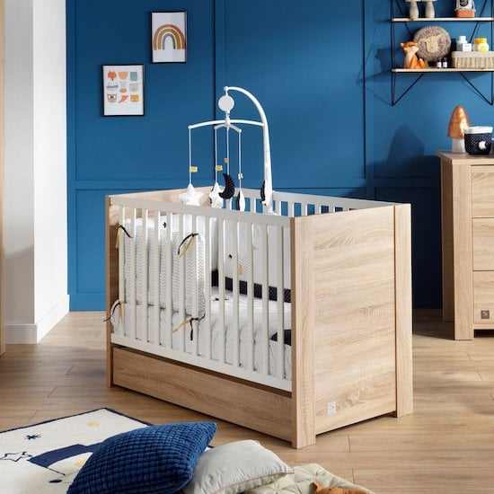 Antonin Lit Bébé Bois 60 x 120 cm de Sauthon Baby's Sweet Home Antonin Lit Bébé Bois 60 x 120 cm de Sauthon Baby's Sweet Home