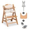BETA+ Newborn Set - Chaise haute en bois + accessoires + transat 3 en 1