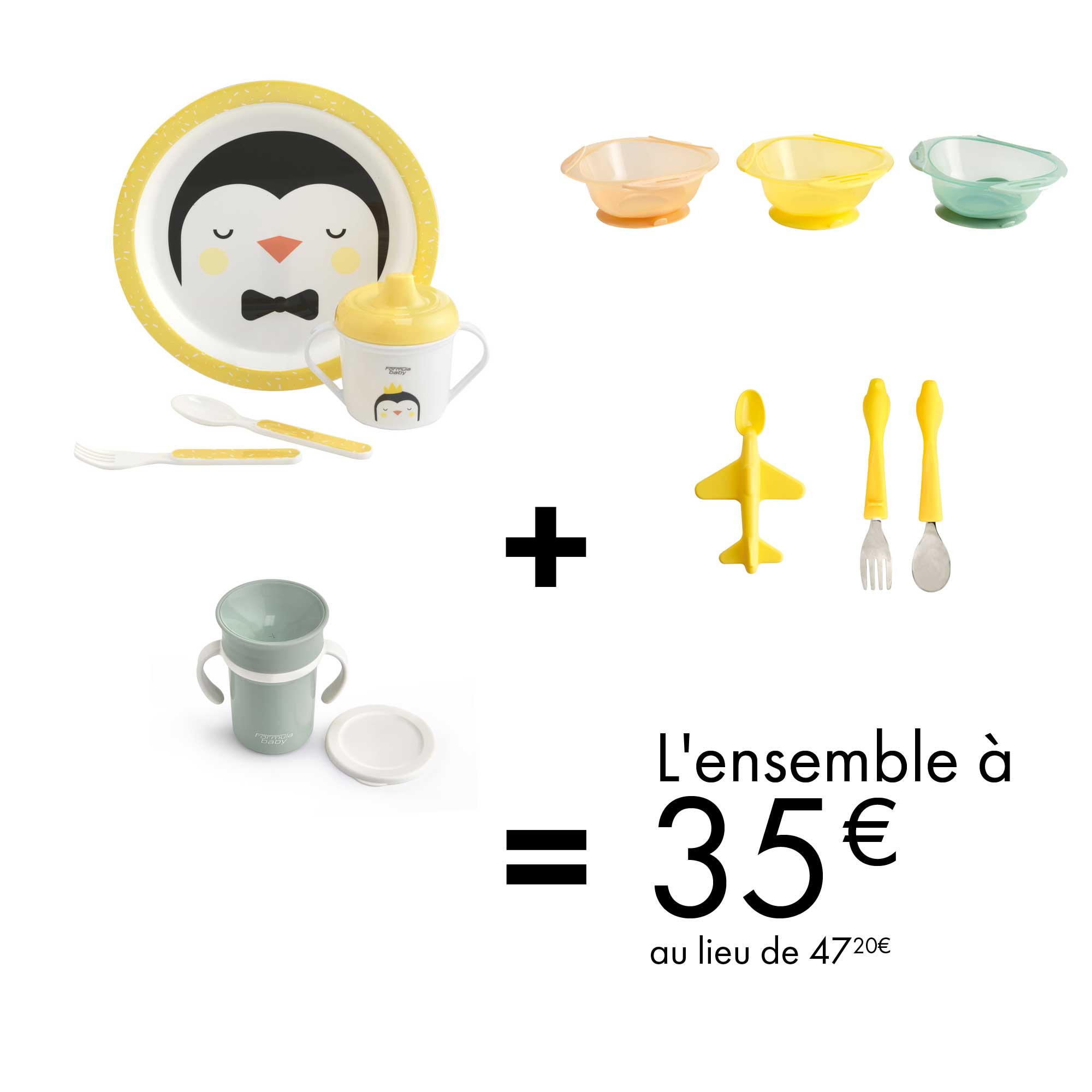 Tasse 360 anti-fuites Vert 200 ml de Formula Baby, Tasses & verres