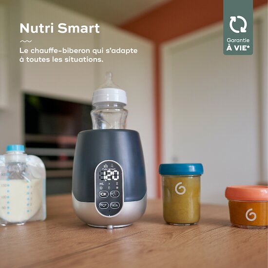 Chauffe-biberon Nutri Smart Bleu  de Babymoov Chauffe-biberon Nutri Smart Bleu  de Babymoov