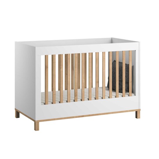 Chambre Altitude Complète : Lit évolutif 70 x 140 cm + Armoire + Commode + Plan à langer Blanc  de Vox Chambre Altitude Complète : Lit évolutif 70 x 140 cm + Armoire + Commode + Plan à langer Blanc  de Vox