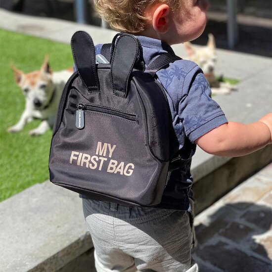 Sac à dos My First Bag Noir  de Childhome Sac à dos My First Bag Noir  de Childhome