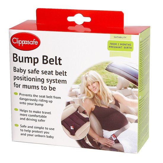 Ceinture de grossesse pour voiture Noir  de Clippasafe