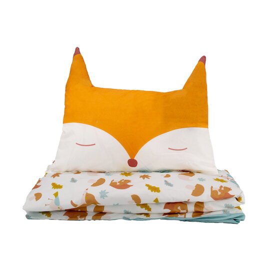 Parure de lit couette + taie Fox 100 x 140 cm de Petit à petit Parure de lit couette + taie Fox 100 x 140 cm de Petit à petit